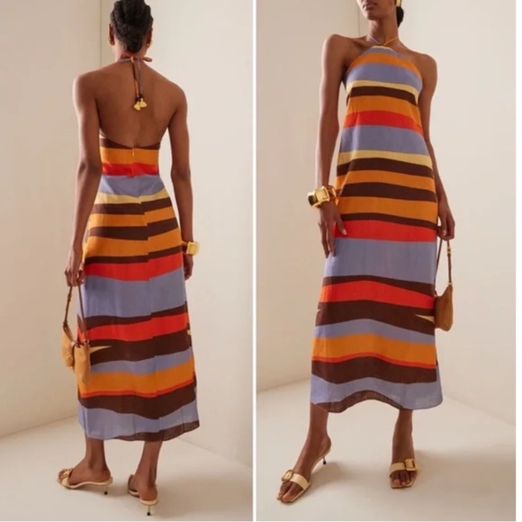 Cala De La Cruz Dresses & Skirts - Cala de la Cruz Luna Linen Maxi Dress